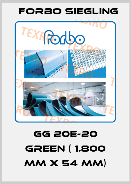 GG 20E-20 green ( 1.800 mm x 54 mm) Forbo Siegling