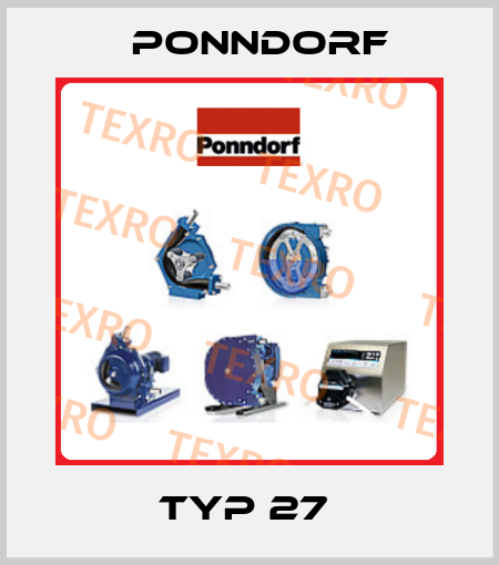 TYP 27  Ponndorf