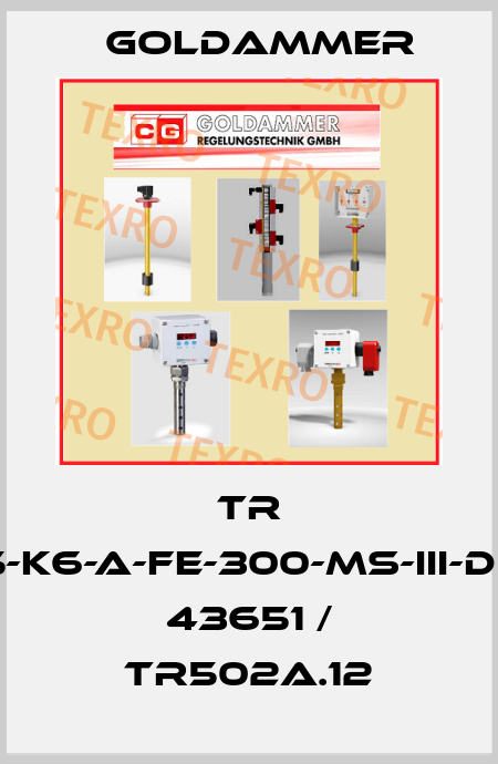 TR 15-K6-A-FE-300-MS-III-DIN 43651 / TR502A.12 Goldammer