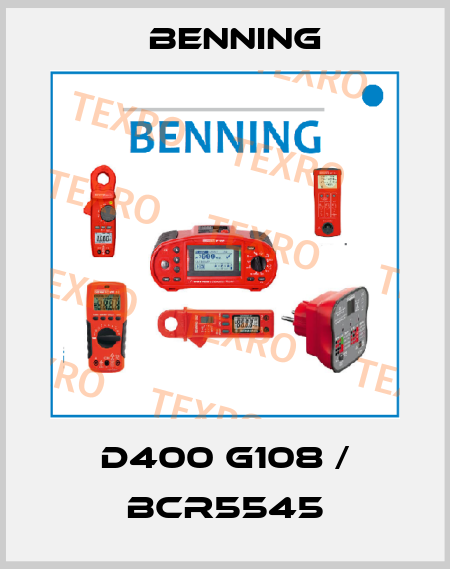 D400 G108 / BCR5545 Benning