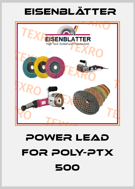 power lead for POLY-PTX 500 Eisenblätter