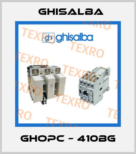 GHOPC – 410BG Ghisalba
