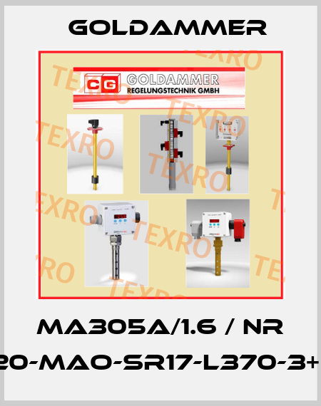 MA305A/1.6 / NR M20-MAO-SR17-L370-3+PE Goldammer