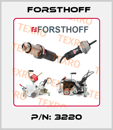 p/n: 3220 Forsthoff
