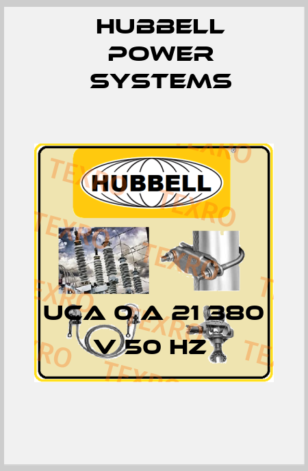 UCA 0 A 21 380 V 50 HZ  Hubbell Power Systems