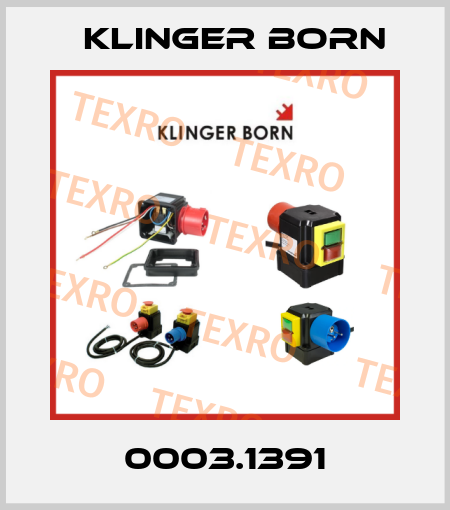 0003.1391 Klinger Born
