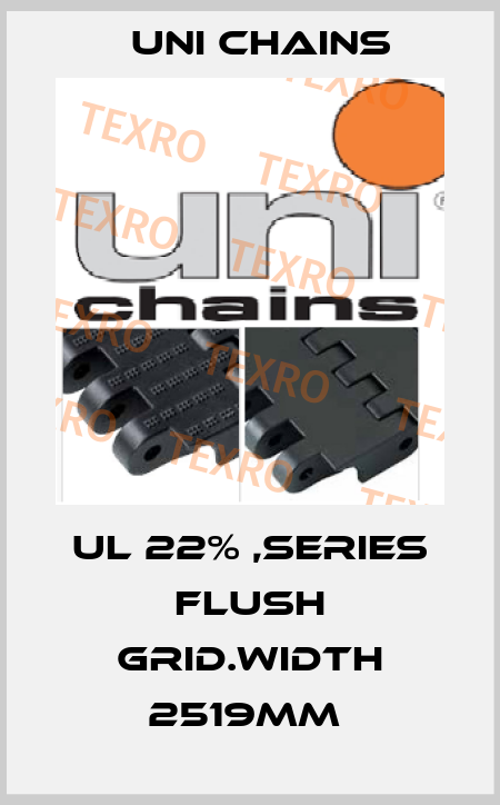 UL 22% ,SERIES FLUSH GRID.WIDTH 2519MM  Uni Chains