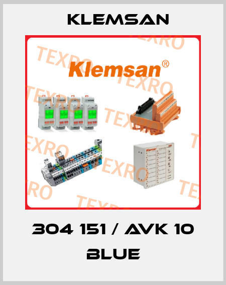 304 151 / AVK 10 blue Klemsan