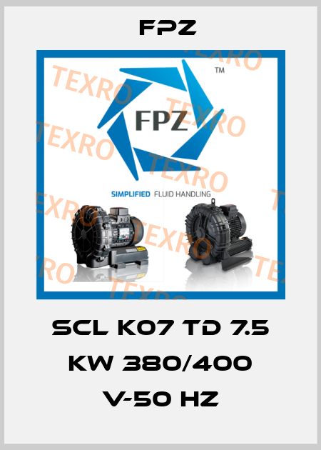 SCL K07 TD 7.5 KW 380/400 V-50 Hz Fpz