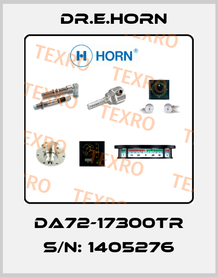DA72-17300TR S/N: 1405276 Dr.E.Horn