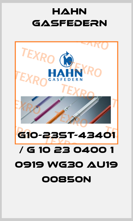 G10-23ST-43401 / G 10 23 0400 1 0919 WG30 AU19 00850N Hahn Gasfedern