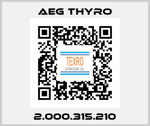 2.000.315.210 AEG THYRO