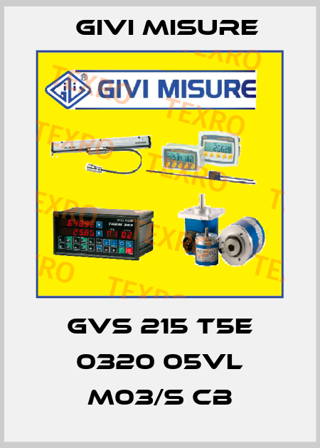 GVS 215 T5E 0320 05VL M03/S CB Givi Misure