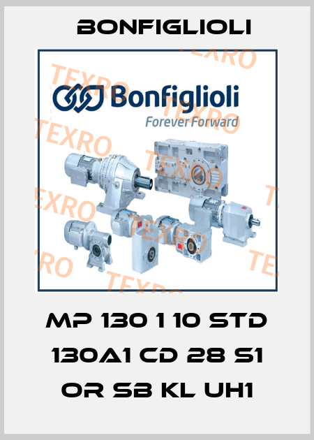 MP 130 1 10 STD 130A1 CD 28 S1 OR SB KL UH1 Bonfiglioli