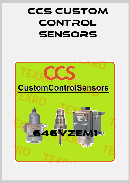 646VZEM1 CCS Custom Control Sensors