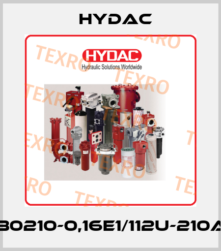 SB0210-0,16E1/112U-210AK Hydac