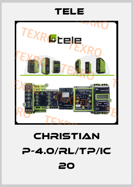 CHRISTIAN P-4.0/RL/TP/IC 20 Tele