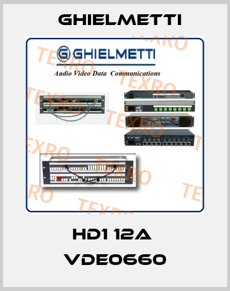 HD1 12A  VDE0660 Ghielmetti