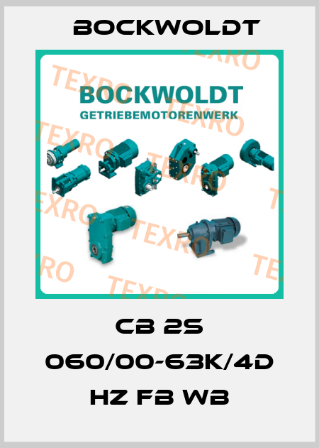 CB 2S 060/00-63K/4D Hz Fb WB Bockwoldt