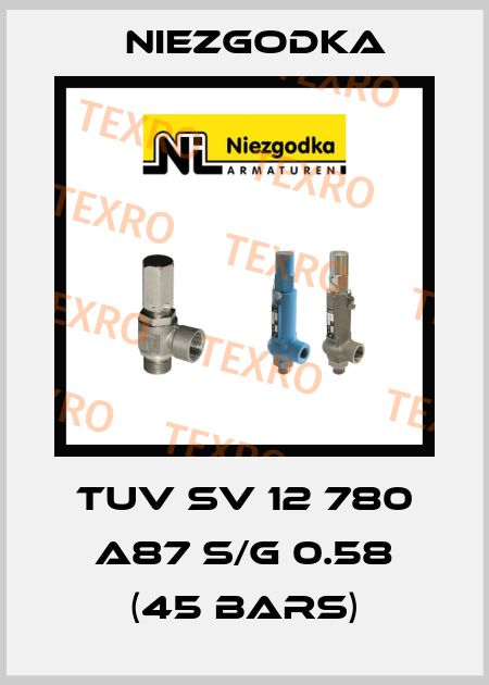 TUV SV 12 780 A87 S/G 0.58 (45 bars) Niezgodka