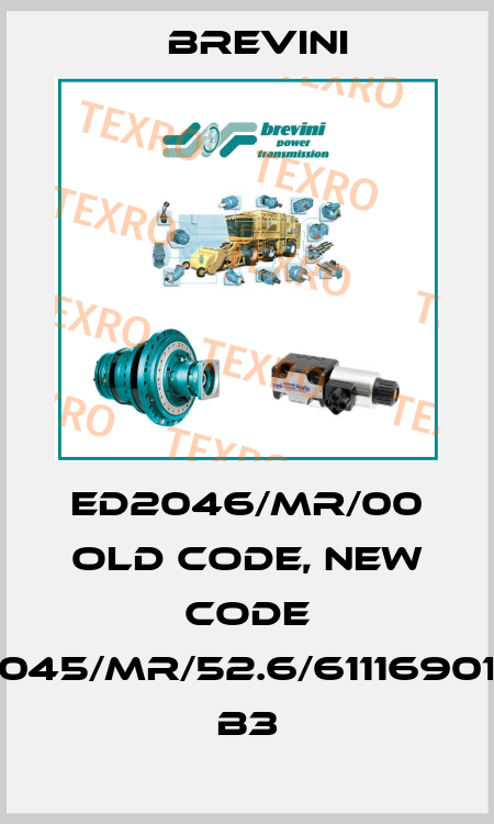 ED2046/MR/00 old code, new code ED2045/MR/52.6/61116901520 B3 Brevini