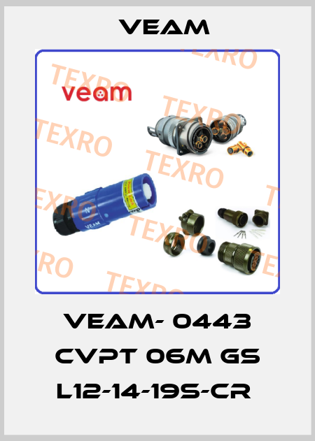 VEAM- 0443 CVPT 06M GS L12-14-19S-CR  Veam