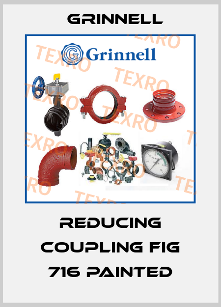 REDUCING COUPLING FIG 716 PAINTED Grinnell