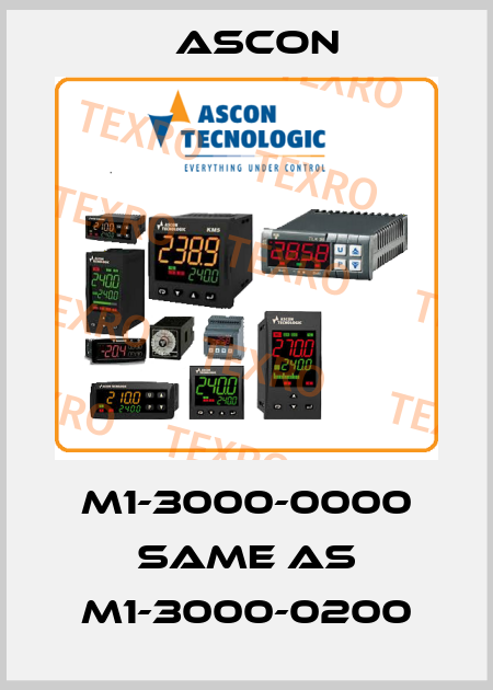 M1-3000-0000 same as M1-3000-0200 Ascon