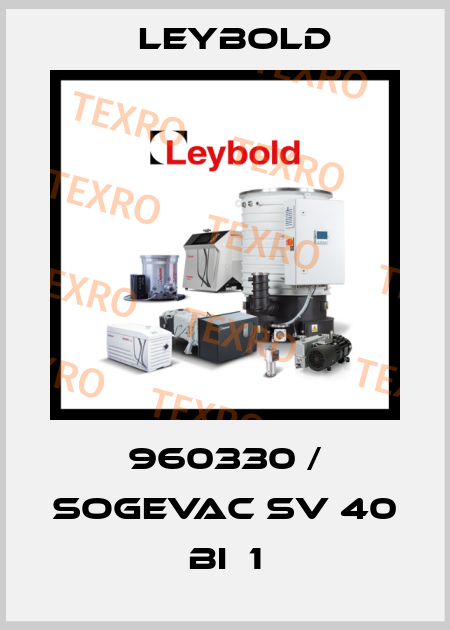 960330 / SOGEVAC SV 40 BI	1 Leybold