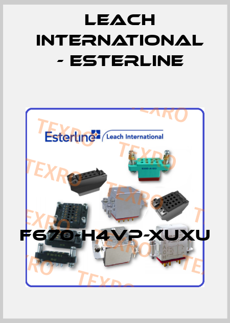 F670-H4VP-XUXU Leach International - Esterline