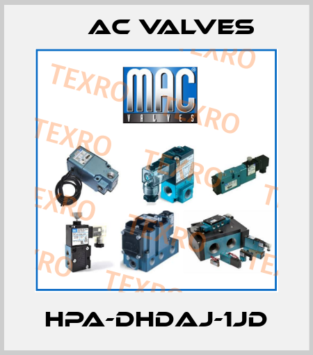 HPA-DHDAJ-1JD МAC Valves