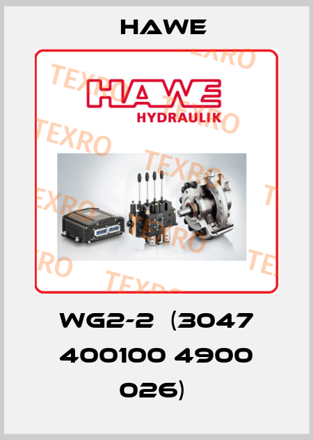 WG2-2  (3047 400100 4900 026)  Hawe