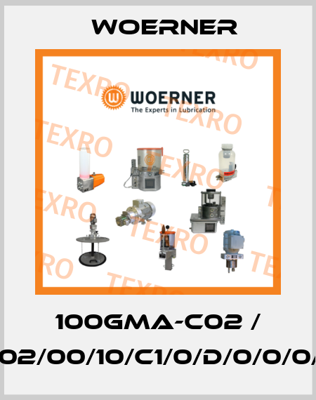 100GMA-C02 / GMA-C02/00/10/C1/0/D/0/0/0/0/0/25 Woerner