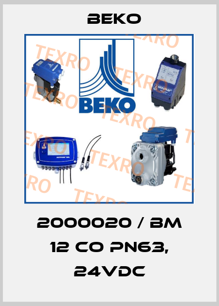 2000020 / BM 12 CO PN63, 24VDC Beko