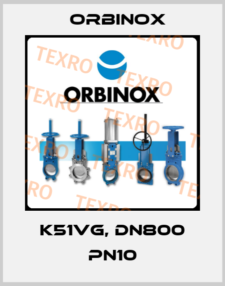 K51VG, DN800 PN10 Orbinox