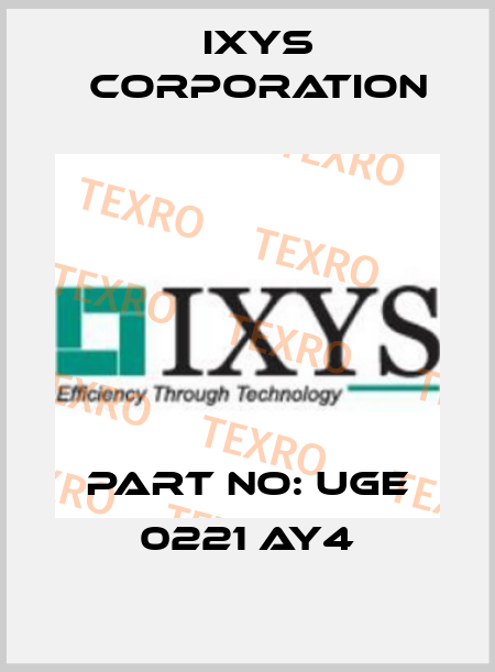 Part no: UGE 0221 AY4 Ixys Corporation
