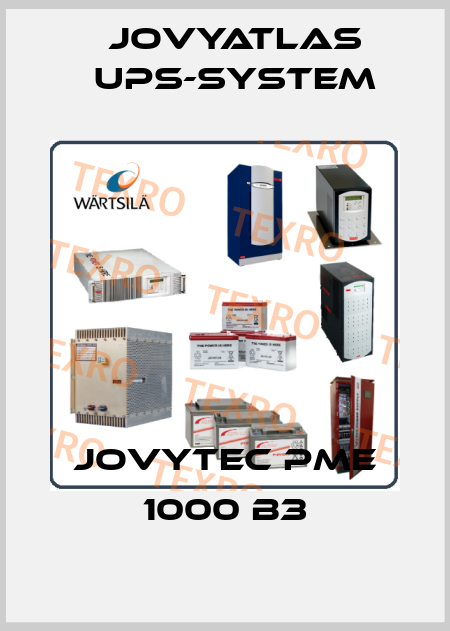 JOVYTEC PME 1000 B3 JOVYATLAS UPS-System