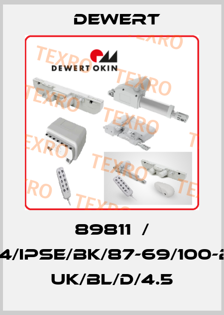 89811  / OM4/IPSE/BK/87-69/100-240 UK/BL/D/4.5 DEWERT