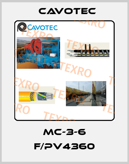 MC-3-6 F/PV4360 Cavotec