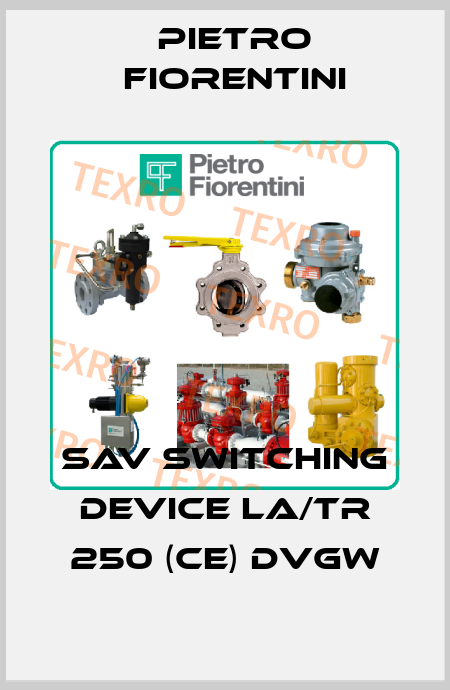 SAV switching device LA/TR 250 (CE) DVGW Pietro Fiorentini