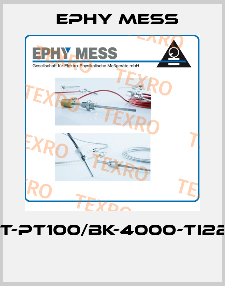 WT-PT100/BK-4000-TI220  Ephy Mess