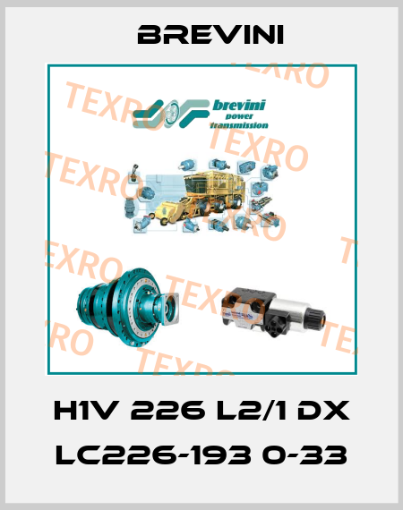 H1V 226 L2/1 DX LC226-193 0-33 Brevini