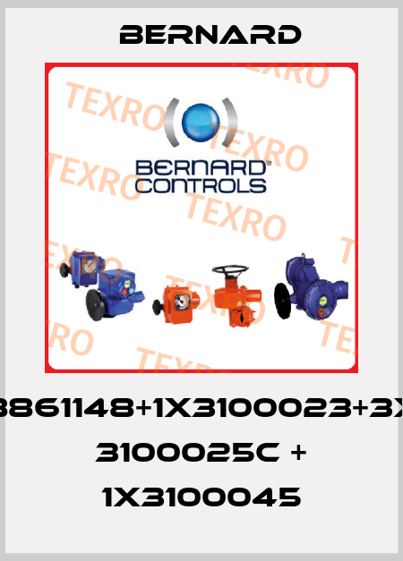 8861148+1X3100023+3X 3100025C + 1X3100045 Bernard