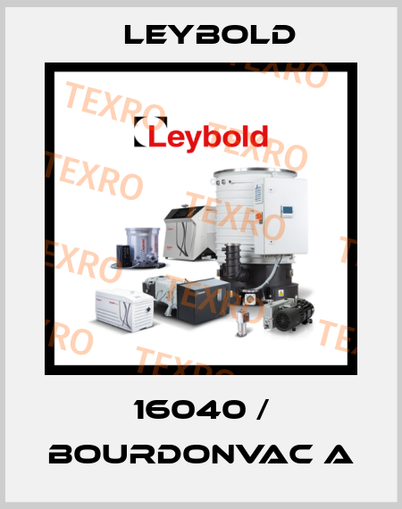 16040 / BOURDONVAC A Leybold