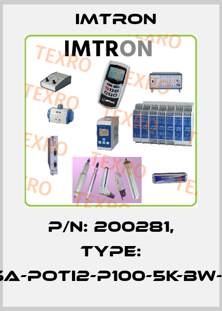 P/N: 200281, Type: TSA-POTI2-P100-5K-BW-V1 Imtron