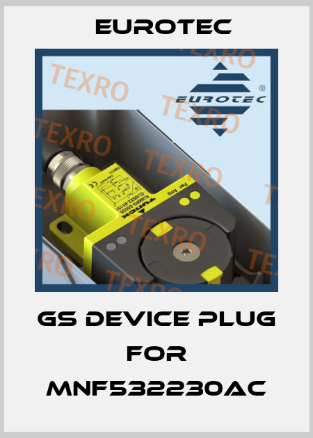 GS device plug for MNF532230AC Eurotec