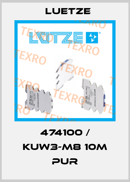 474100 / KUW3-M8 10M PUR Luetze