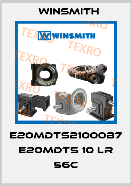 E20MDTS21000B7 E20MDTS 10 LR 56C Winsmith
