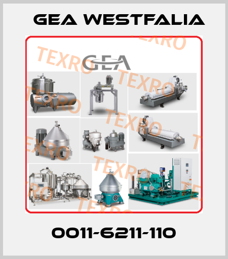 0011-6211-110 Gea Westfalia