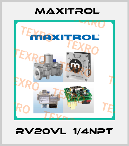 RV20VL  1/4NPT Maxitrol